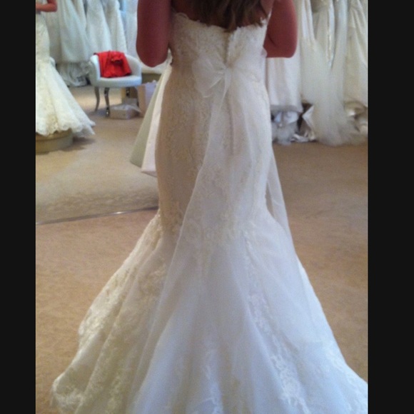 Custom Luly Yang crystal tulle bridal sash - Picture 1 of 5
